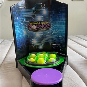 Bank and Bounce Electronic Game - Black, Green, and Purple